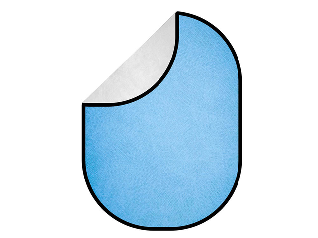 Kate Abstract Light Blue/Gray mix Green Collapsible Backdrop Photography 5X6.5ft(1.5x2m)