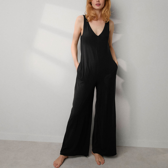Organic Pima Double V Jumpsuit