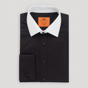 Poplin | French Cuff | 100% Cotton | Black