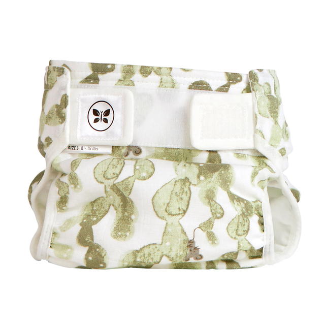 Honest® - Cotton Muslin Hybrid Reusable Cloth Diaper Cover - Desert Besties, Small - 8-15 lbs