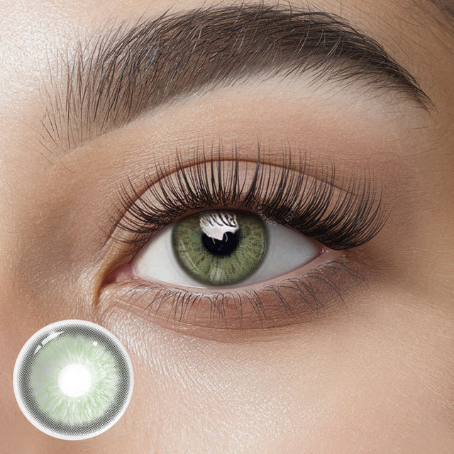 Coleyes K-Eyes Green Yearly Colored Contacts