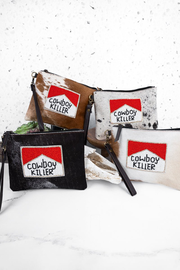 TIPI Cowboy Killer Cowhide Wristlet Clutch