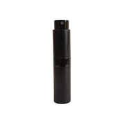 High Quality Portable Perfume Atomizer Bottle 5ml 8ml 10ml Aluminum Matt Black with Twist-up Refill Metal Screw Pump Sprayer