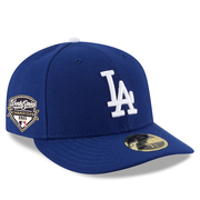 Men's Los Angeles Dodgers  New Era Royal 2025 World Series Champions Side Patch Low Profile 59FIFTY Fitted Hat