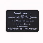 Violence is the Answer PVC Patch