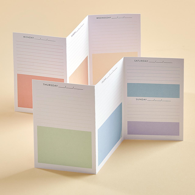 Vibrant Triple-Decker Pocket Planner