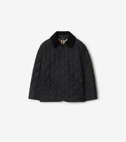 Quilted Barn Jacket in Black | Burberry® Official