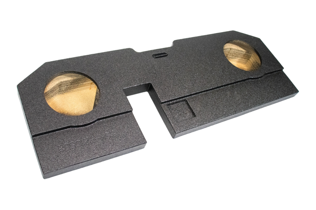 SoundSkins Global | Dodge RAM Enclosures - 2002-2018 Quad / Double / Crew Cab 4-Door Dual 10" Ported - Premium USA Made Subwoofer Box with Bed Liner Spray Finish