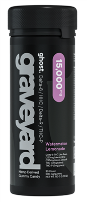 Ghost. Watermelon Lemonade Graveyard Gummies 15,000MG Delta 8|HHC|Delta 9|THC-P $13.00