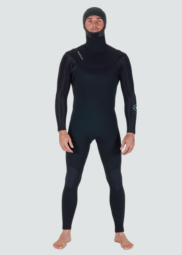 New Seas 4-3 Hooded U-Zip Wetsuit