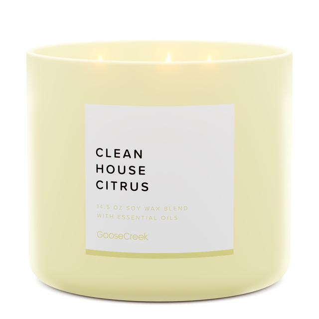 Clean House Citrus 3-Wick Candle
