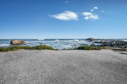 scenic coastline landscape,at Carmel-by-the-Sea,California,USA.