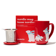 Beary Red Nordic Mug