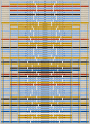 Unraveling Stories by Giorgia Lupi Contemporary Flat-Weave Area Rug