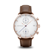1815 Chronograph, Rose Gold / White