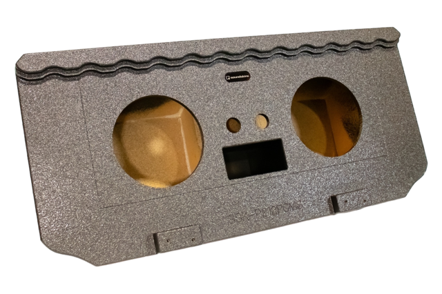 SoundSkins Enclosures | GM Chevrolet Avalanche 2002-2013 Dual 15" Ported - Premium USA Made Subwoofer Box with Bed Liner Spray Finish